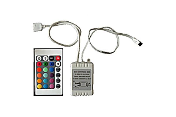RGB řadič s dálk.ovládáním IR 3x2 A 12V 6A 72W (C)