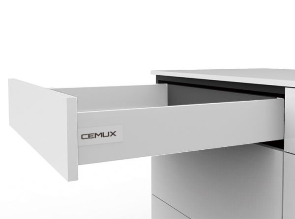 Cemux A Box zásuvka bílá H84/400 mm