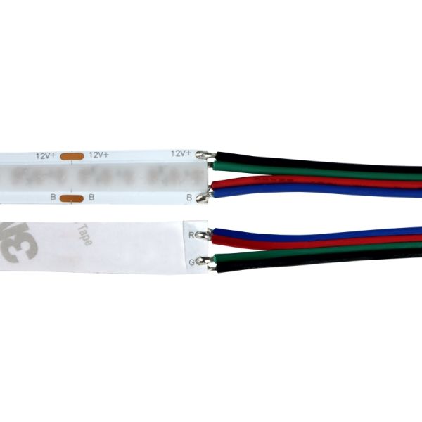 COB RGB LED pásek 5 m role 14W/m, 252 LED/m bez gelu, se standardním krytím IP20