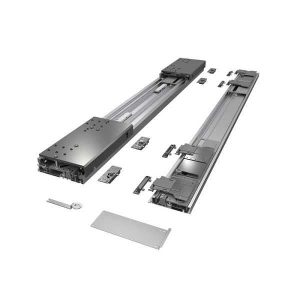 Cemux In Line XL skříňové naložené dveře v jedné rovině 1651-2050mm,v.2400mm, 80 kg s tlumením