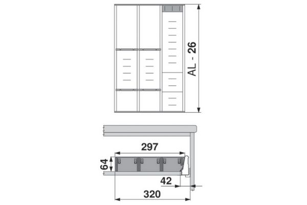 ZSI.500MI3 Kombinace misek š.297/hl.500mm  (1)